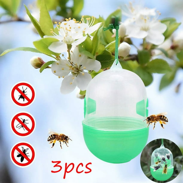 No Poison Wasp Bee Catcher Insects Hanging Trap No Chemical New Fly Flies Killer 